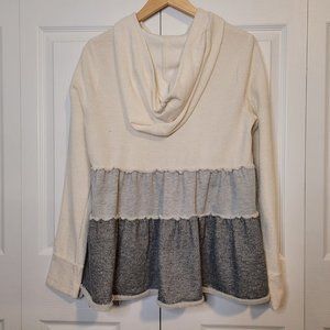 🍂 Hem & Thread Hooded Knit Jacket